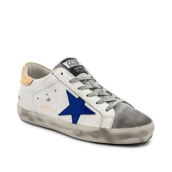 (Sold) Golden Goose Superstar Sneakers White Gold - Picture 2 of 14